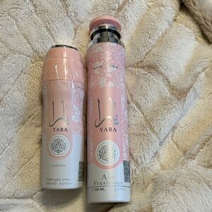 Yara Lattafa Perfumed Spray and Air Freshener Duo new